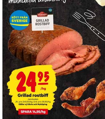 City Gross Jakobsdals rostbiff erbjuda