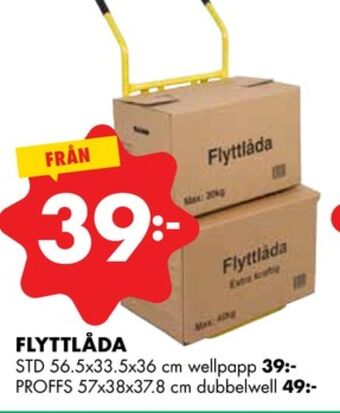 ÖoB Duralex flyttlådor erbjuda