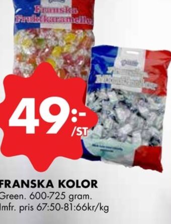 ÖoB Green kola frukt erbjuda