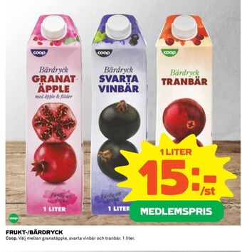 Coop Coop fruktdryck erbjuda