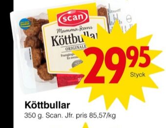 Matöppet Mamma scan köttbullar erbjuda