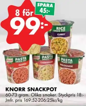 Knorr pastarätter