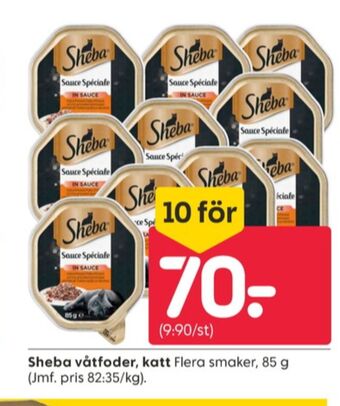 Rusta Sheba kattmat erbjuda