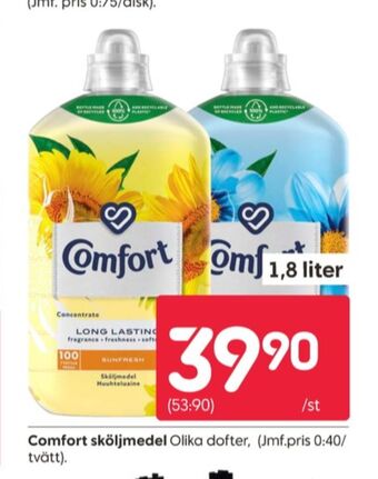 Rusta Comfort sköljmedel erbjuda