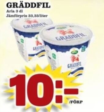 Matdax Arla gräddfil erbjuda