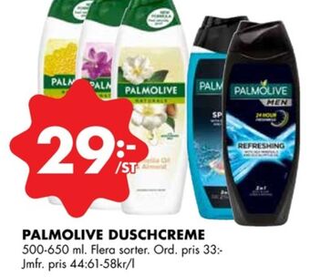 ÖoB Palmolive duschtvål erbjuda