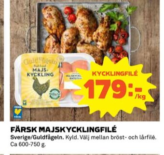 Coop Guldfågeln kycklingbröstfilé erbjuda