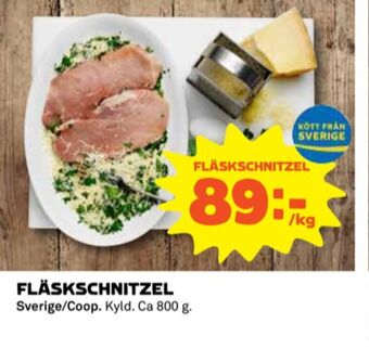 Coop Coop fläskschnitzel erbjuda