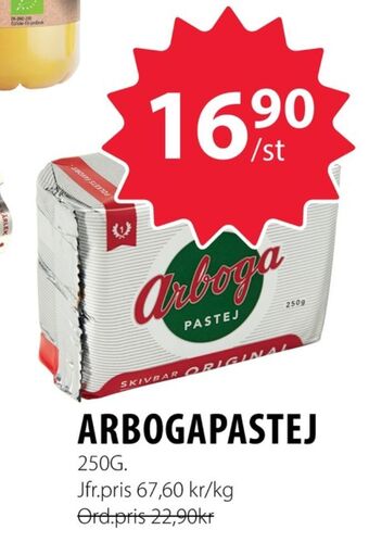 Handlar'n Arboga pastej leverpastej erbjuda