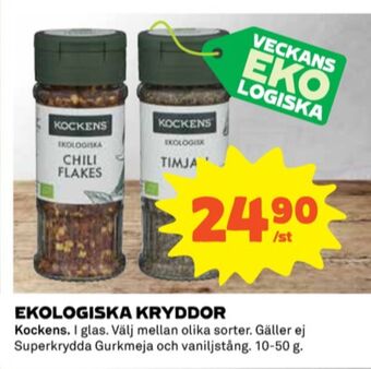 Coop Kockens kryddor erbjuda