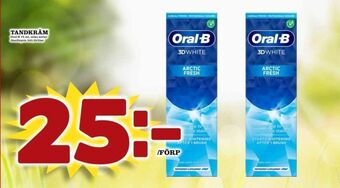 Matdax Oral-b tandkräm erbjuda