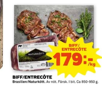 Stora Coop Naturkött biff erbjuda