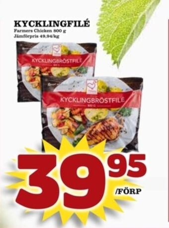 Matdax Farmers chicken kycklingbröstfilé erbjuda