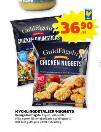 Stora Coop Guldfågeln kycklingben erbjuda