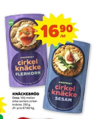 Stora Coop Coop knäckebröd erbjuda