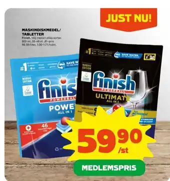 Stora Coop Finish maskindiskmedel erbjuda