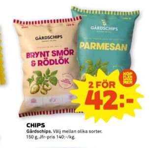Stora Coop Gårdschips erbjuda