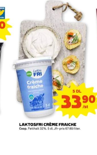 Stora Coop Coop crème fraiche erbjuda