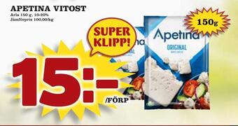 Nya Pulsen Apetina vitost erbjuda