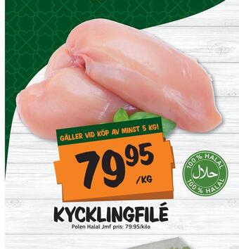 Bazaar Food market Kycklingfilé erbjuda