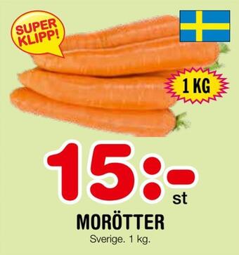 Nya Pulsen Morötter erbjuda