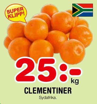 Nya Pulsen Clementiner erbjuda