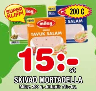 Nya Pulsen Skivad mortadella erbjuda