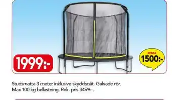 Supersurt studsmatta/trampolin
