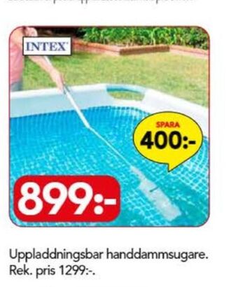 Bo Ohlsson Intex pooldammsugare erbjuda