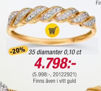 Guldfynd 35 diamanter erbjuda