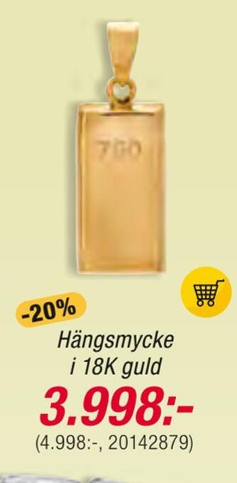 Guldfynd Hängsmycke i 18k guld erbjuda