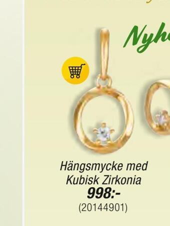 Guldfynd Hängsmycke med kubisk zirkonia erbjuda