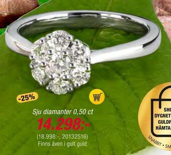 Guldfynd Sju diamanter 0,50 ct erbjuda