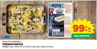 TORSKRYGGFILÉ Findus