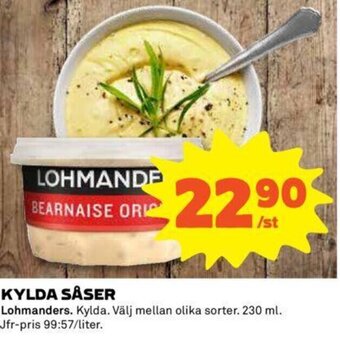 Coop KYLDA SÅSER Lohmanders erbjuda