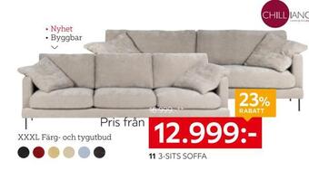XXXLutz 3-sits soffa erbjuda