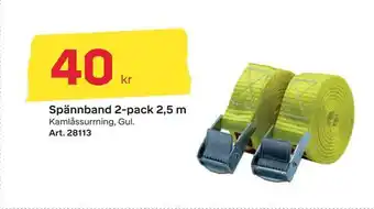 Spännband 2-pack 2,5 m