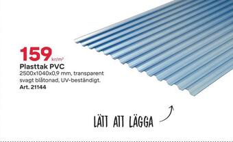Byggmax Plasttak pvc erbjuda