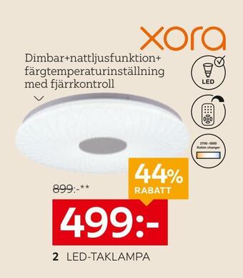 XXXLutz Led-taklampa erbjuda