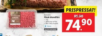 Lidl Färsk blandfärs erbjuda