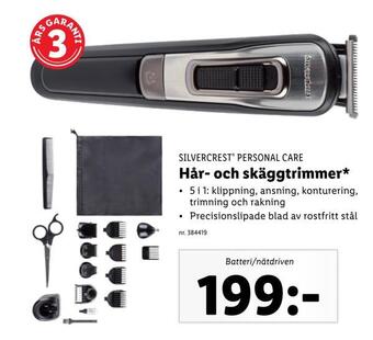 Lidl Hår- och skäggtrimmer erbjuda