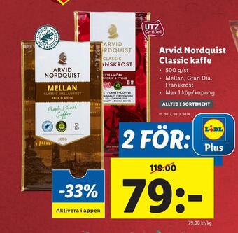 Arvid nordquist classic kaffe