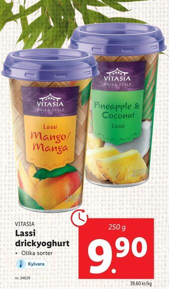 Lidl Lassi drickyoghurt erbjuda