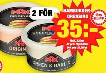 HAMBURGER-DRESSING MAX