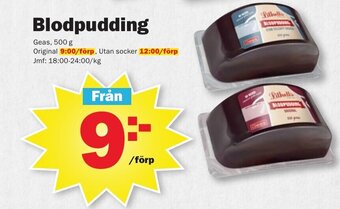 Pekås Blodpudding erbjuda