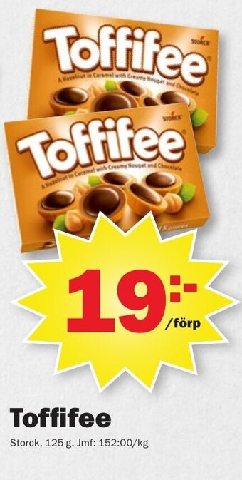 Pekås Toffifee Storck, 125 g erbjuda