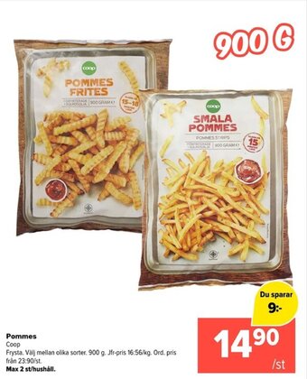 Coop Extra Pommes Coop erbjuda