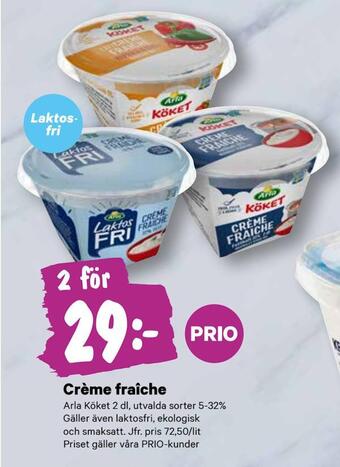 City Gross Crème fraîche erbjuda