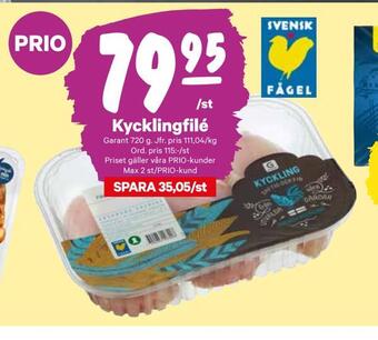 City Gross Kycklingfilé erbjuda