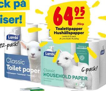 City Gross Toalettpapper hushållspapper erbjuda